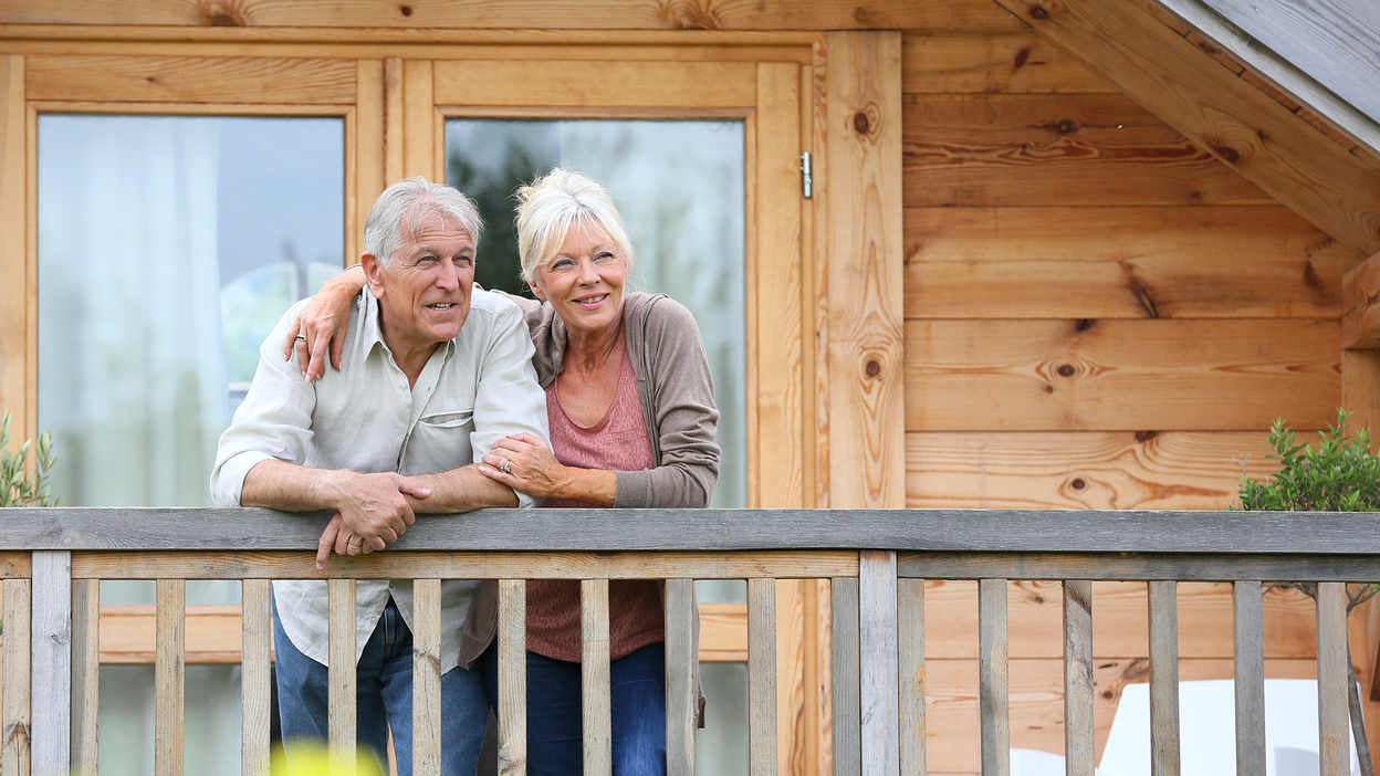 Glückliches älteres Ehepaar