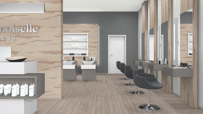 Planungsbeispiel Frisör Salon