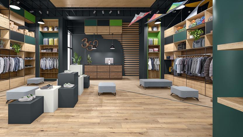 Planung von Ladenbau im Bereich Modegeschäft