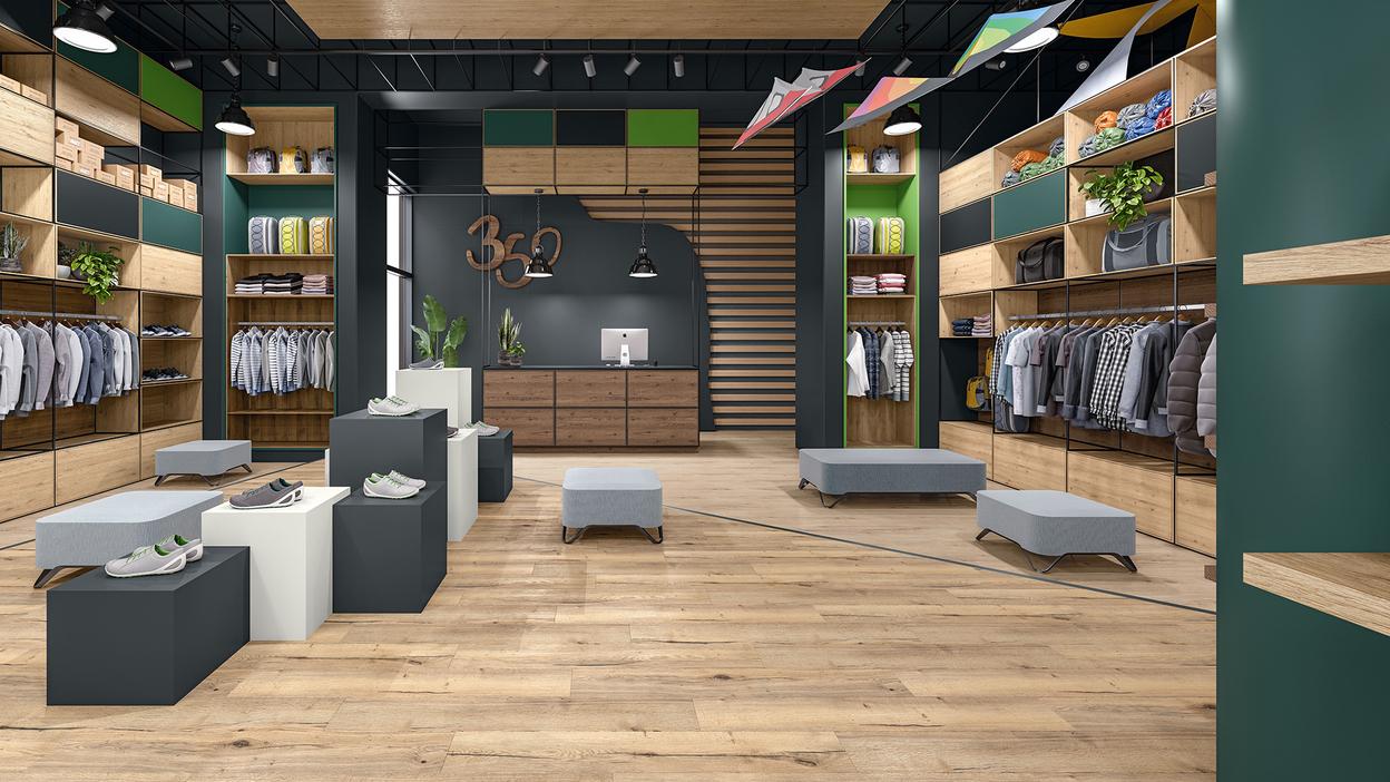 Planung von Ladenbau im Bereich Modegeschäft